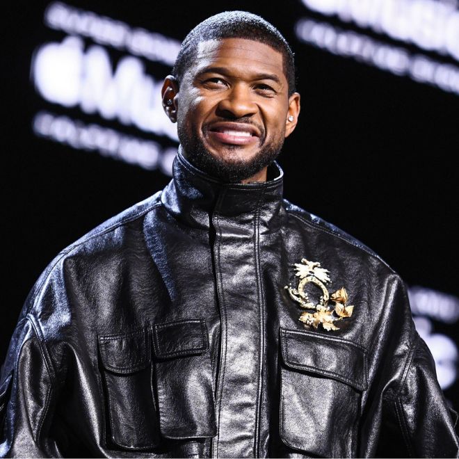 Usher who is set to headline the 2024 Super Bowl half-time show amid speculation over the "special guests" appearing.